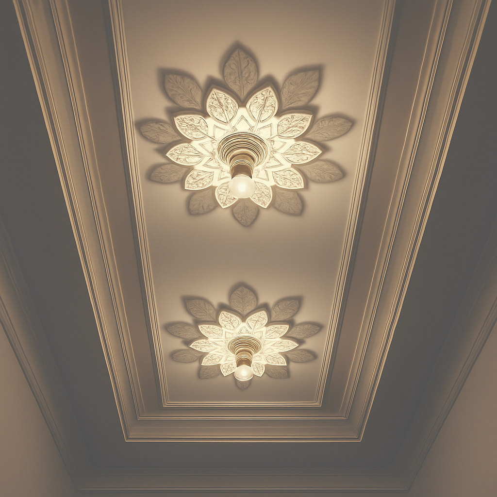 plafonnier moderne à ombre de fleur pour décoration intérieure - vue 4 sur 8
