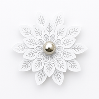 plafonnier moderne à ombre de fleur pour décoration intérieure