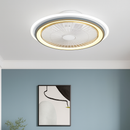 plafonnier moderne silencieux avec ventilateur et lumière télécommandé