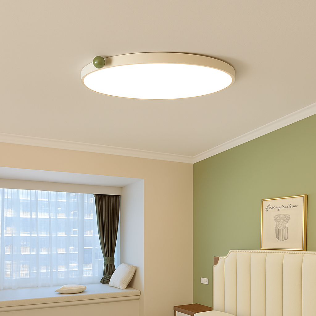 plafonnier moderne ultra fin design minimaliste pour intérieur élégant - vue 4 sur 12