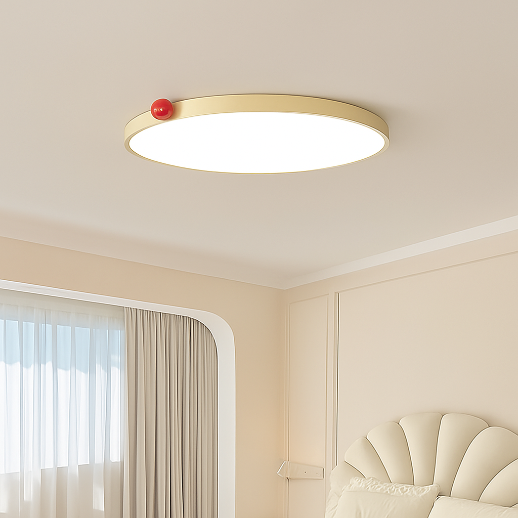 plafonnier moderne ultra fin design minimaliste pour intérieur élégant - vue 5 sur 12