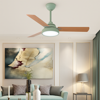 plafonnier moderne ventilateur de plafond avec télécommande et éclairage intégré