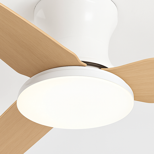 plafonnier moderne ventilateur de plafond télécommande lumière nordique variable - vue 9 sur 10