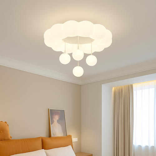 plafonnier nuage lapin ours pour chambre enfant