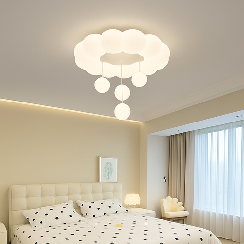 plafonnier nuage lapin ours pour chambre enfant - vue 4 sur 10