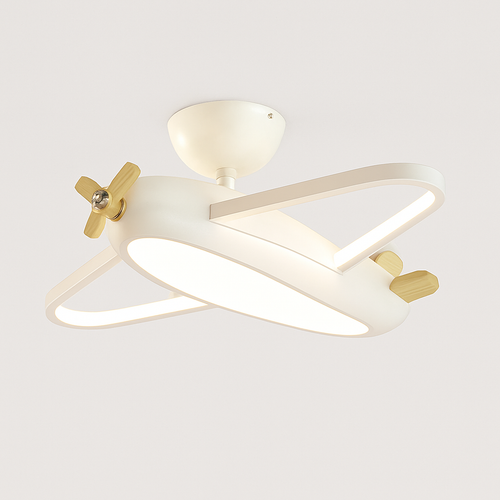 plafonnier protection des yeux led pour chambre d'enfant - vue 2 sur 10