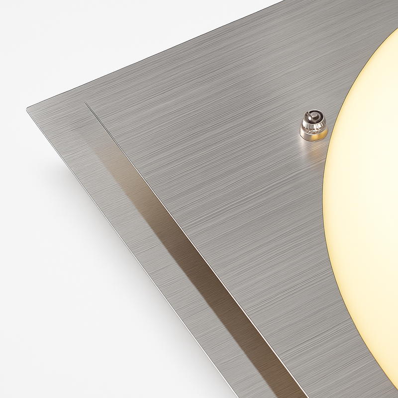 plafonnier rétro créatif en verre style bauhaus antique