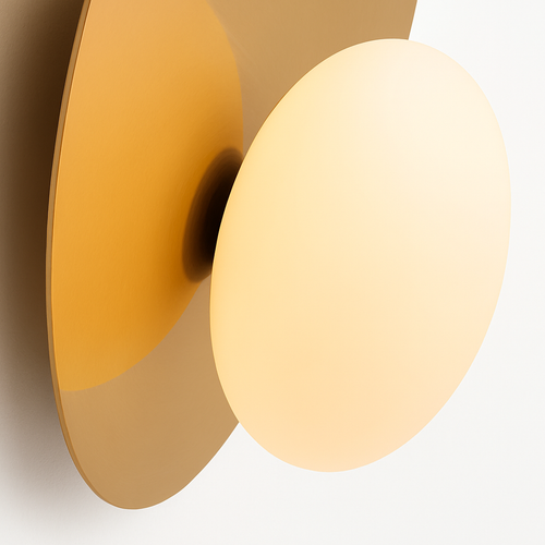 plafonnier rond en métal moderne pour - vue 6 sur 10