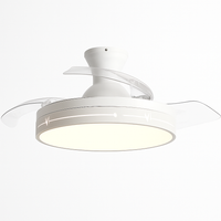 plafonnier ventilateur avec lumière pour restaurant et espace intérieur