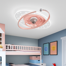 Plafonnier ventilateur de plafond à tête secouante 360 degrés led silencieux