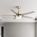 plafonnier ventilateur moderne avec télécommande et éclairage led