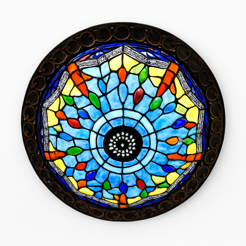 plafonnier vintage style art déco pour éclairage intérieur