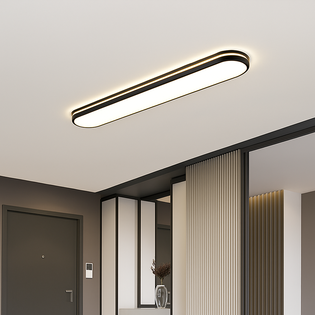 plafonniers led encastrés allée couloir spectre complet protection des yeux - vue 4 sur 18