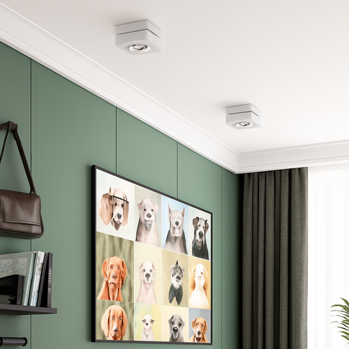 Plafonniers LED Spot 360 degrés Rotation Downlights AC85-265V 7W 10W 12W 15W pliant COB LED Downlights monté en Surface - vue 6 sur 7