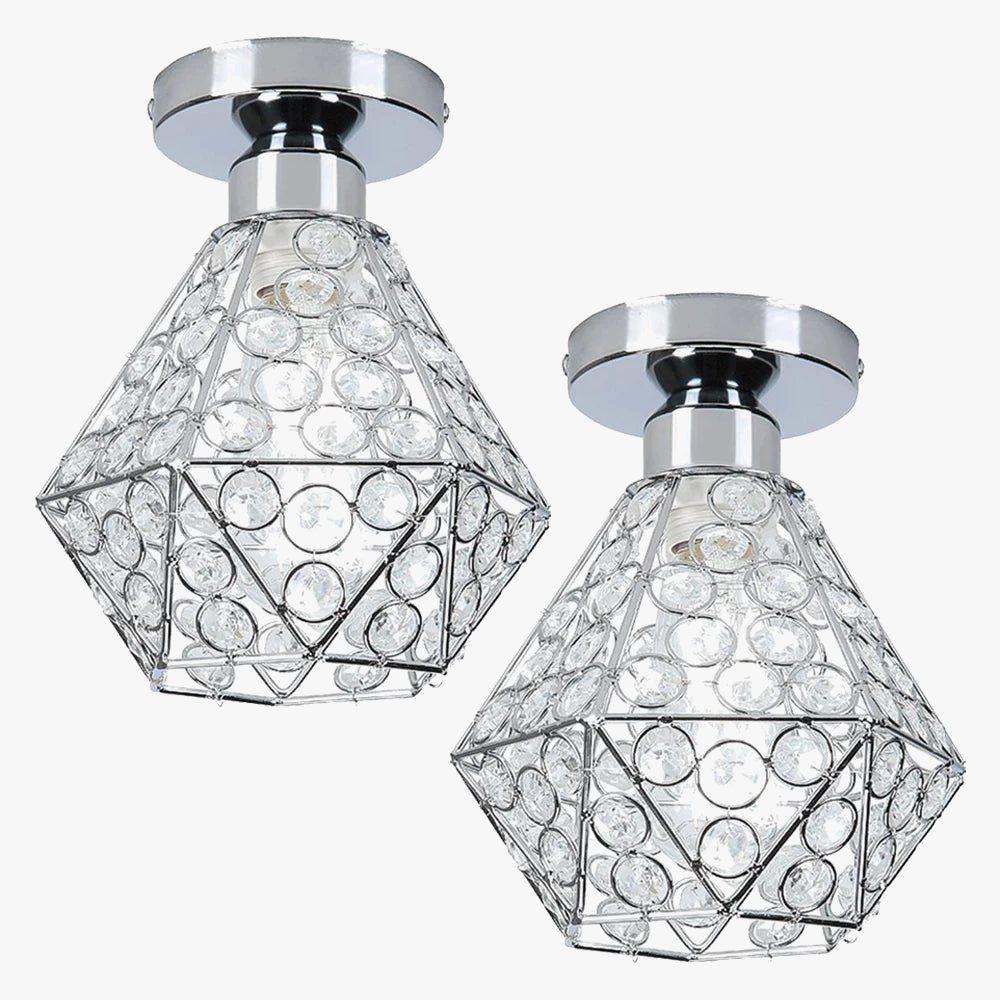 plafonniers modernes en cristal lustre éclairage décoratif pour maison