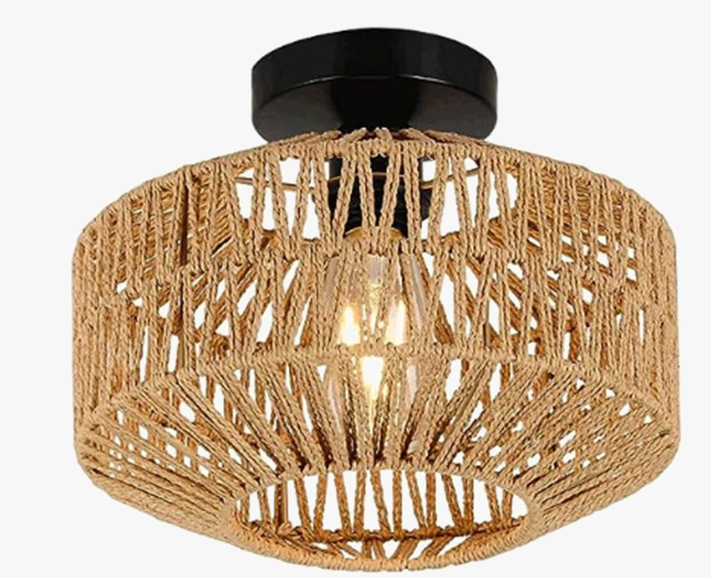 Suspension lustre vintage rétro FLORA pour 6 ampoules E27, idéale Suspension lustre vintage rétro FLORA pour 6 ampoules E27, idéale