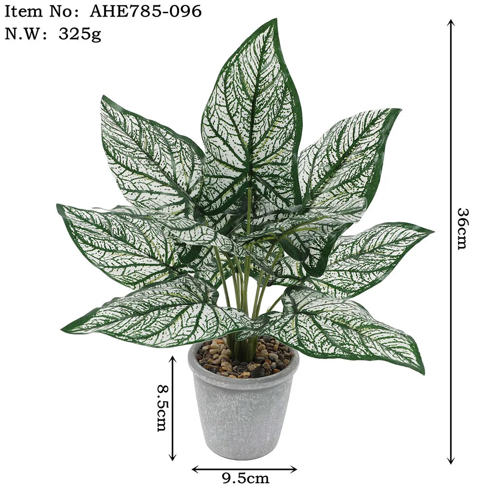 plante artificielle en pot pour décoration intérieure et fête