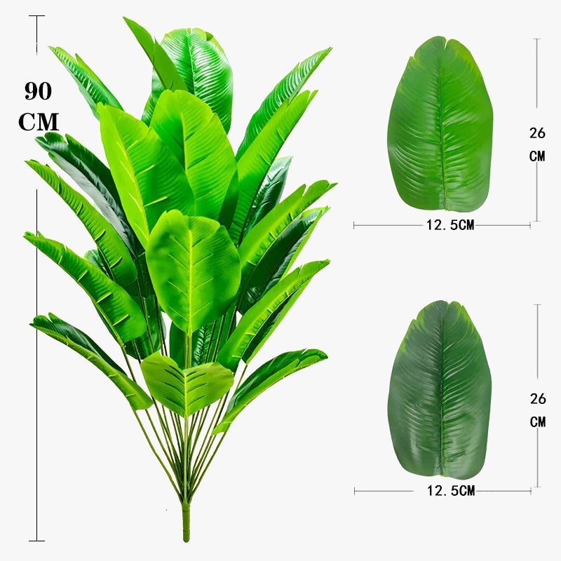 plante artificielle feuille palmier décorative pour jardin et extérieur