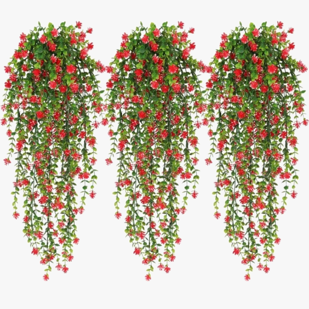 plante artificielle suspendue décoration florale pour intérieur et fêtes