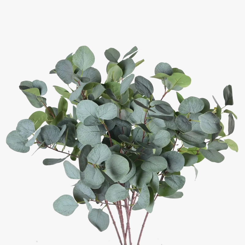 plantes artificielles eucalyptus longues tiges pour décoration automnale