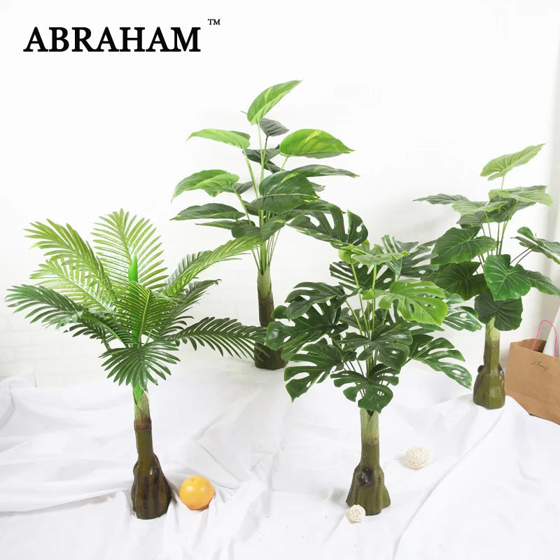 plantes artificielles tropicales réalistes pour décoration intérieure