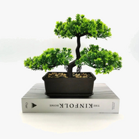 plantes de pin artificielles bonsaï arbre ornemental décoration intérieure