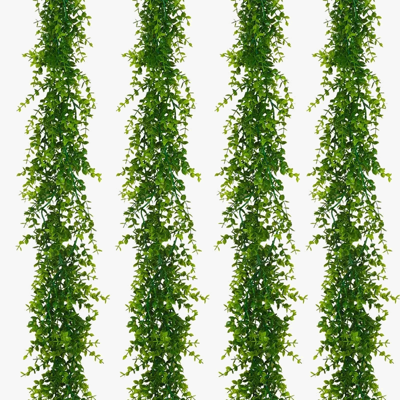 plantes suspendues en eucalyptus artificiel pour décoration intérieure et extérieure