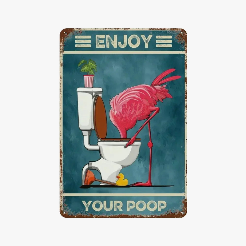 AmNooL Brosse à dents drôle et papier toilette poster je déteste mon travail imprimer unique humour peinture sur toile wall art picture salle de bain décor sans cadre-40x50cm AmNooL Brosse à dents drôle et papier toilette poster je déteste mon travail imprimer unique humour peinture sur toile wall art picture salle de bain décor sans cadre-40x50cm
