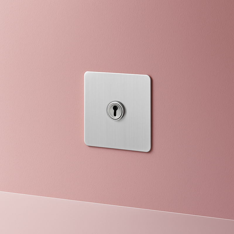 Prise double RJ45 en acier gris clair brossé bords arrondis