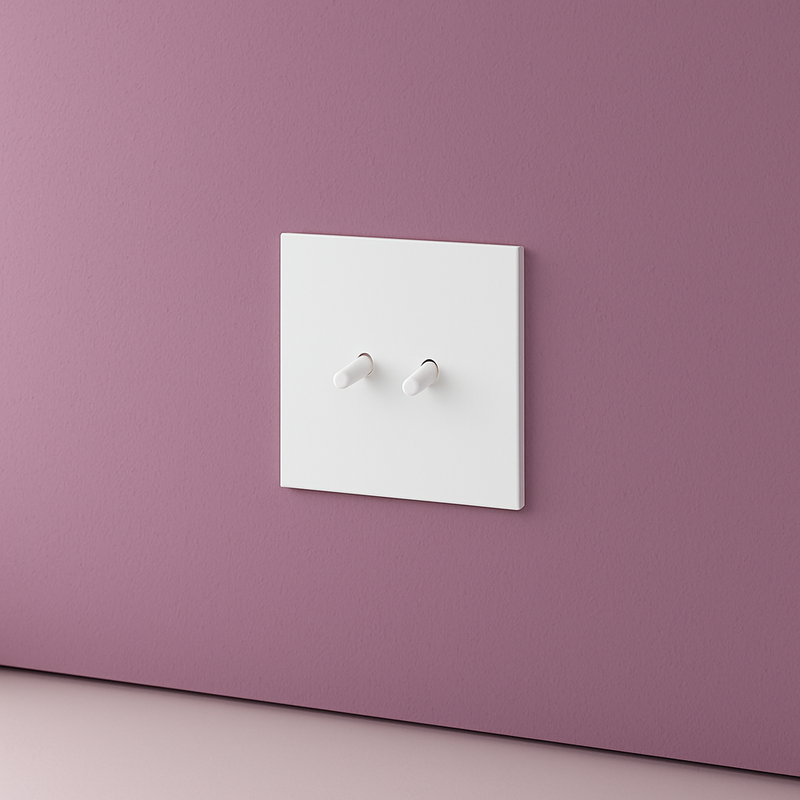 Prise électrique et double USB et USB type C en acier blanc mat