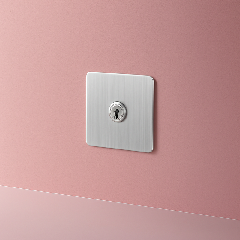 Prise électrique et double USB et USB type C en acier gris clair brossé bords arrondis