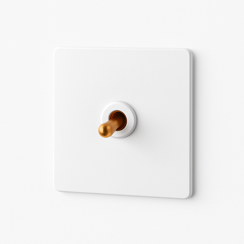 Prise TV et RJ45 en acier blanc mat bords arrondis