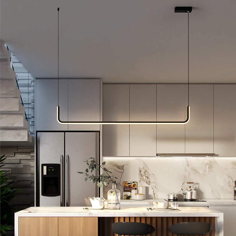 Suspension design moderne LED en aluminium style Hang - vue 4 sur 12