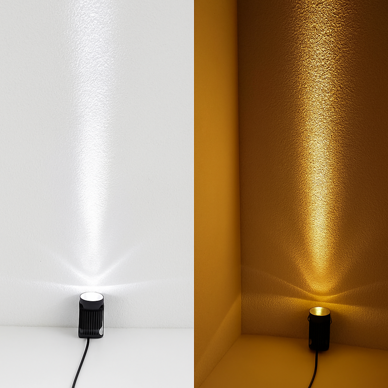 projecteur led extérieur avec angle de lampe étroit pour éclairage puissant
