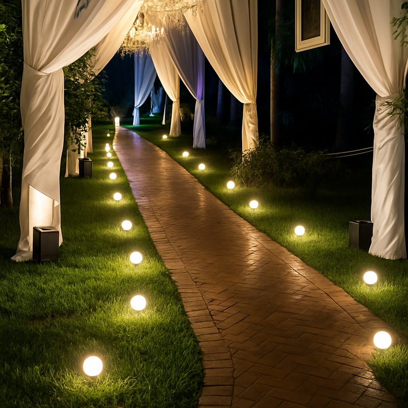 projecteur solaire 10 en 1 pour jardin et extérieur éclairage décoratif