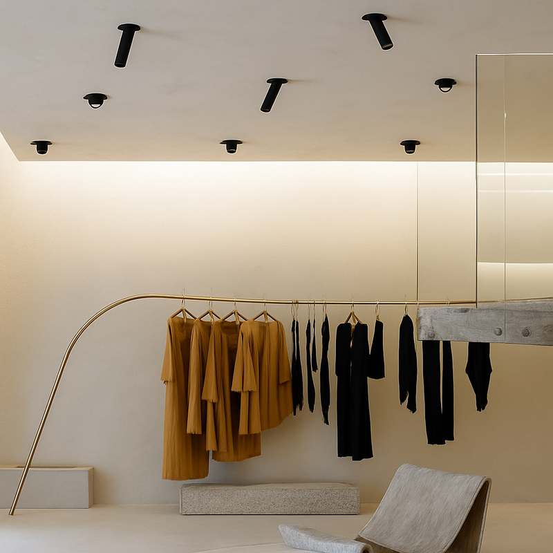 projecteurs led encastré long tube spot angle réglable foco