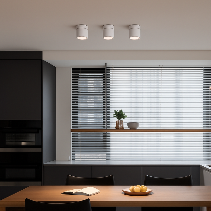 projecteurs led nordique surface monté spot rotation pliant macarone foco