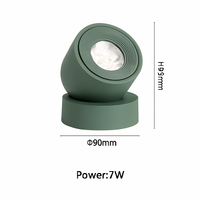 projecteurs led nordique surface monté spot rotation pliant macarone foco