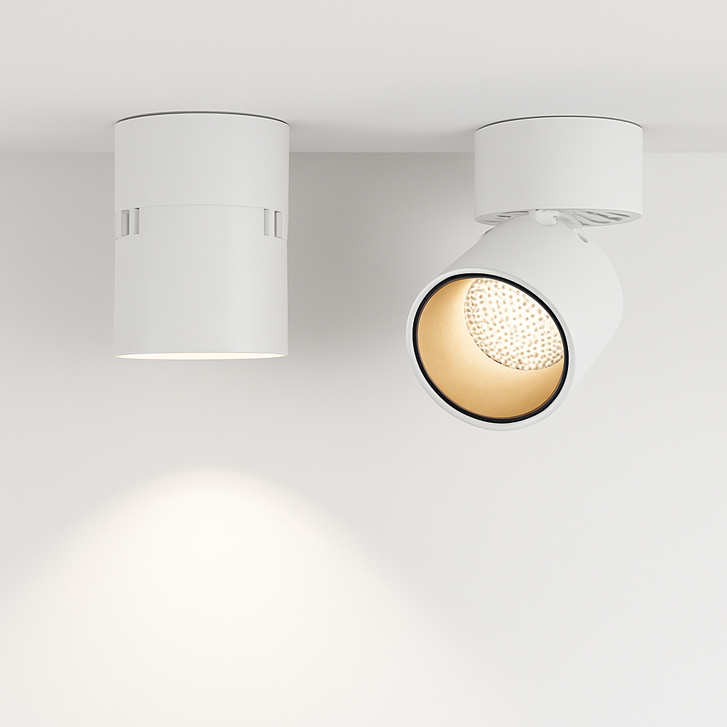 projecteurs led pliables angle réglable anti-éblouissement spots muraux - vue 6 sur 8