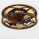 Salon plafonnier Invisible ventilateur lumière moteur à courant continu 110V 220V étude salle à manger lumière nordique moderne chambre ventilateur de plafond lumière