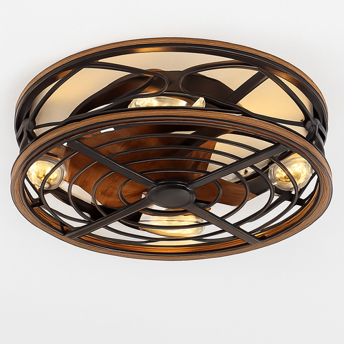 Salon plafonnier Invisible ventilateur lumière moteur à courant continu 110V 220V étude salle à manger lumière nordique moderne chambre ventilateur de plafond lumière - vue 2 sur 6
