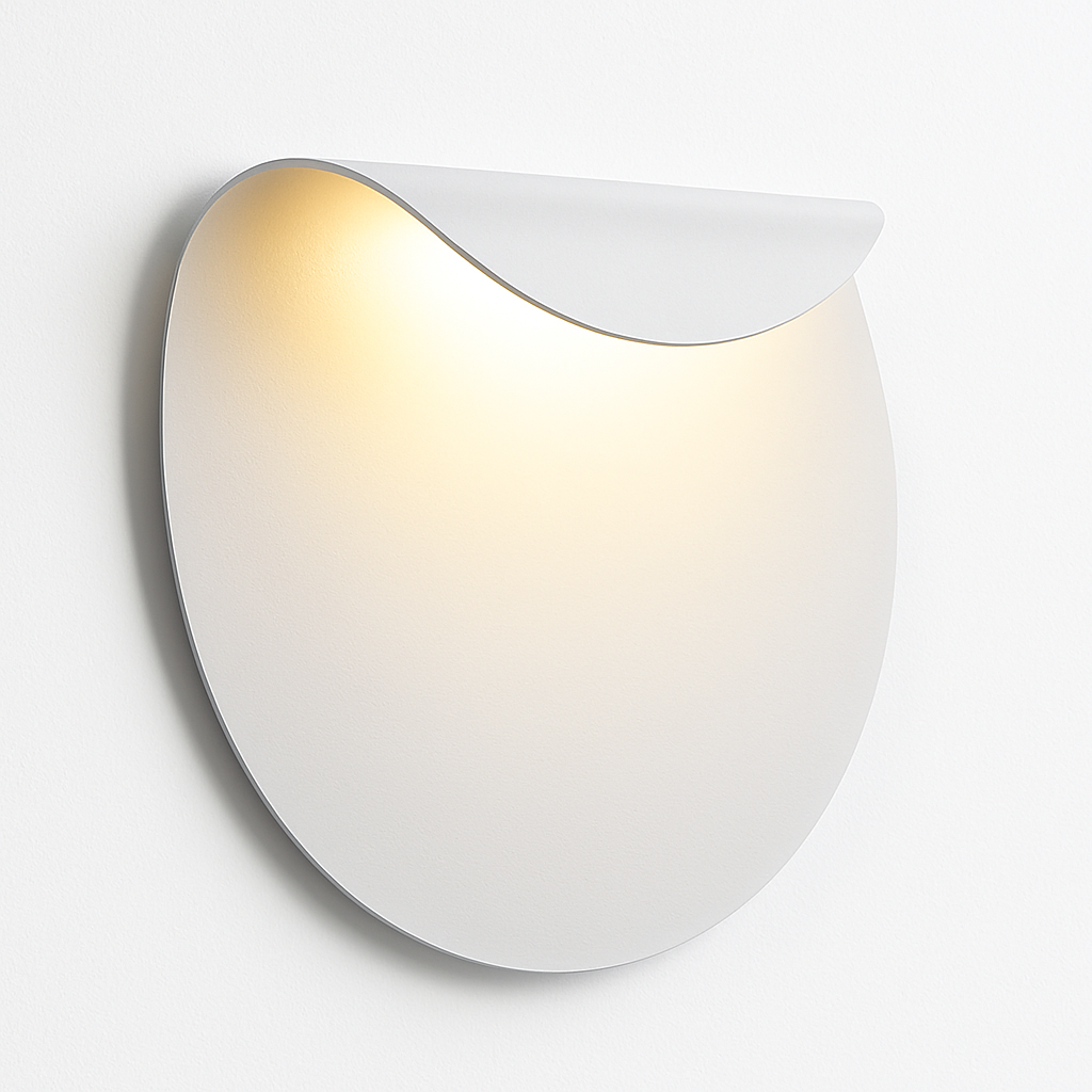 SANDIY Applique Blanche Lumière Créative Moderne Simple Mode Personnalité Minimaliste Chambre Chevet Couloir Salon Applique