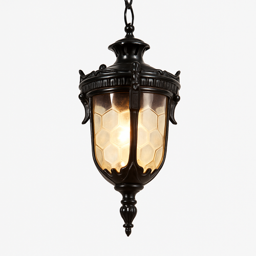 SANDIY Rétro Lustre Vintage Extérieur Plafond Suspension Europe Suspension pour Jardin Porche Balcon Cour Éclairage Public