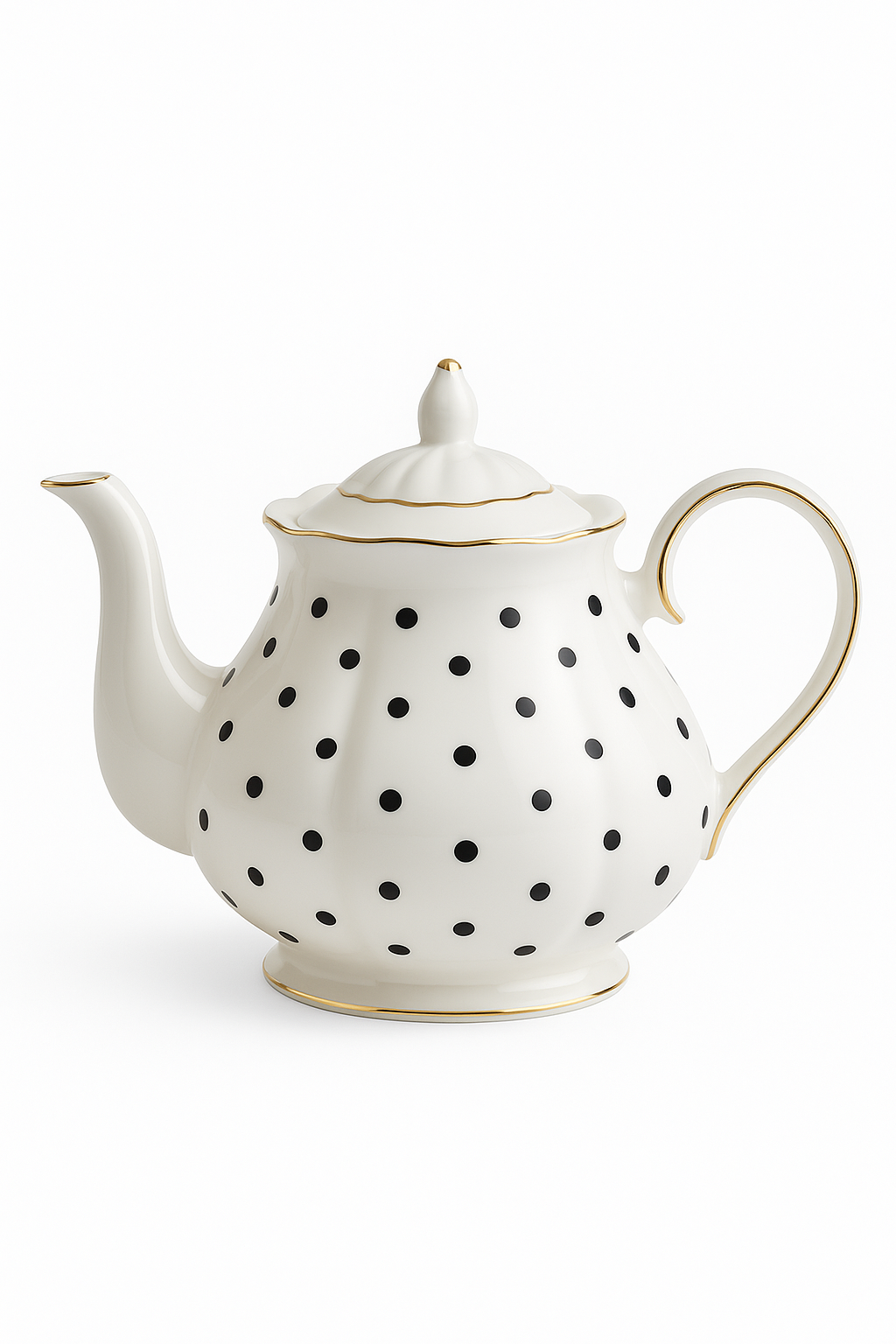 Service à thé anglais porcelaine peinte main vintage - vue 2 sur 2