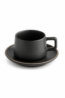 Service à thé céramique rétro japonais tasses soucoupes