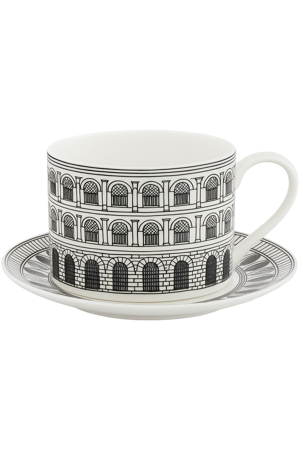 Service a the vintage ceramique italienne tasse plateau