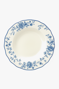 Service assiettes céramique floral style champêtre vintage