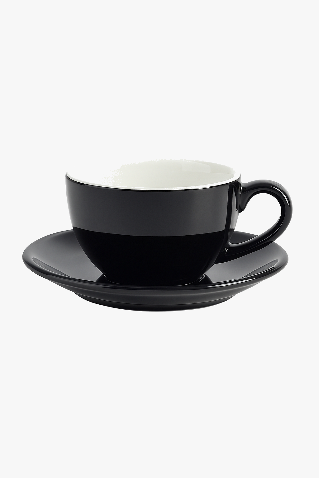 Service café céramique style barista tasse soucoupe