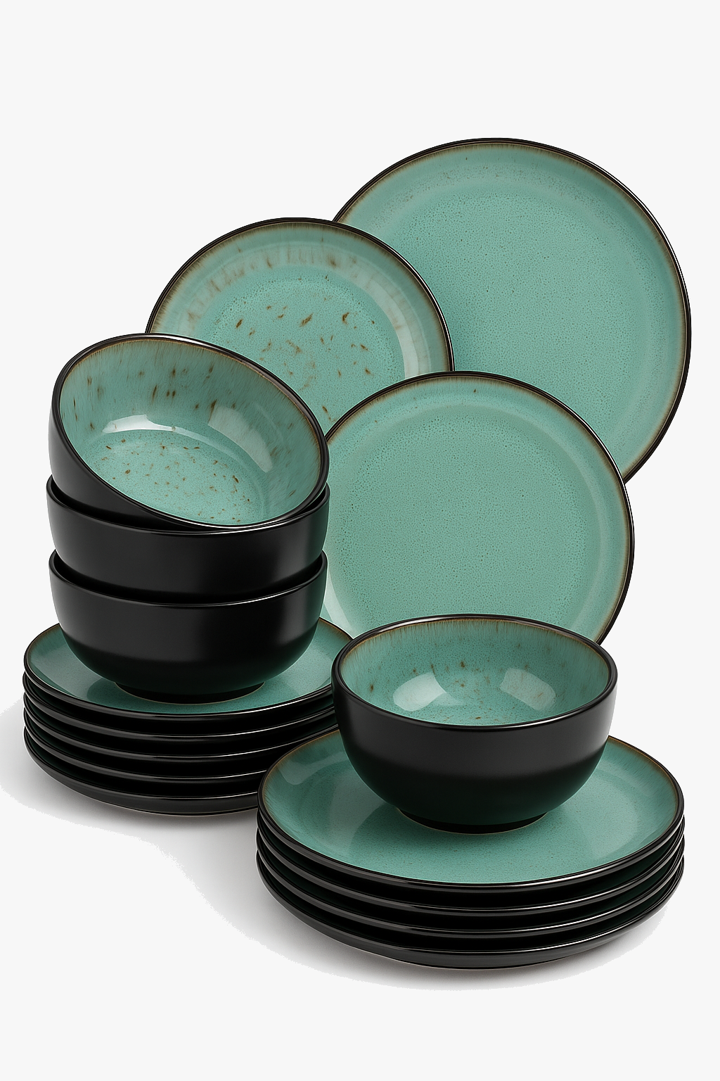 service de table grès design moderne assiettes bols