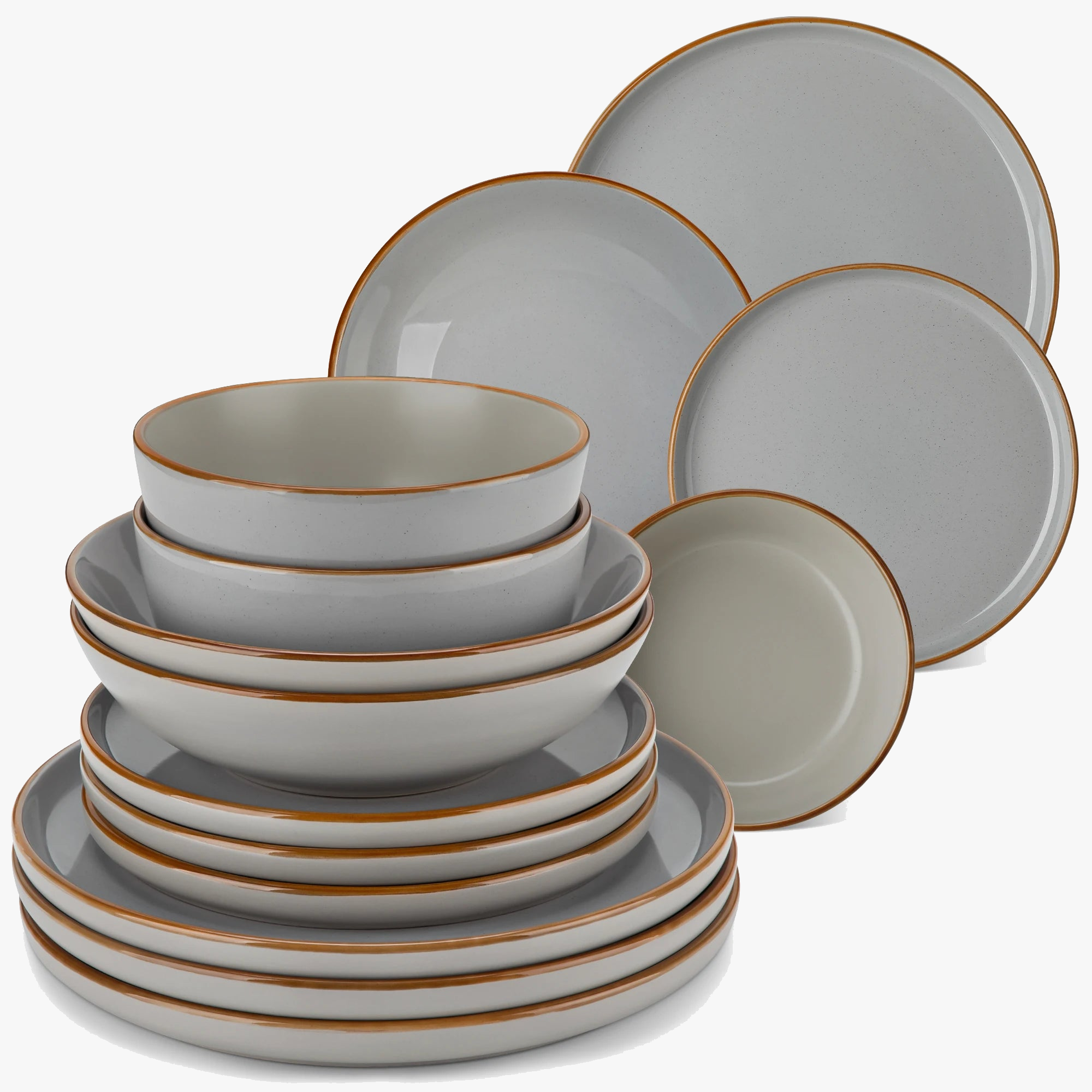 Service de table gres style moderne 16 pieces